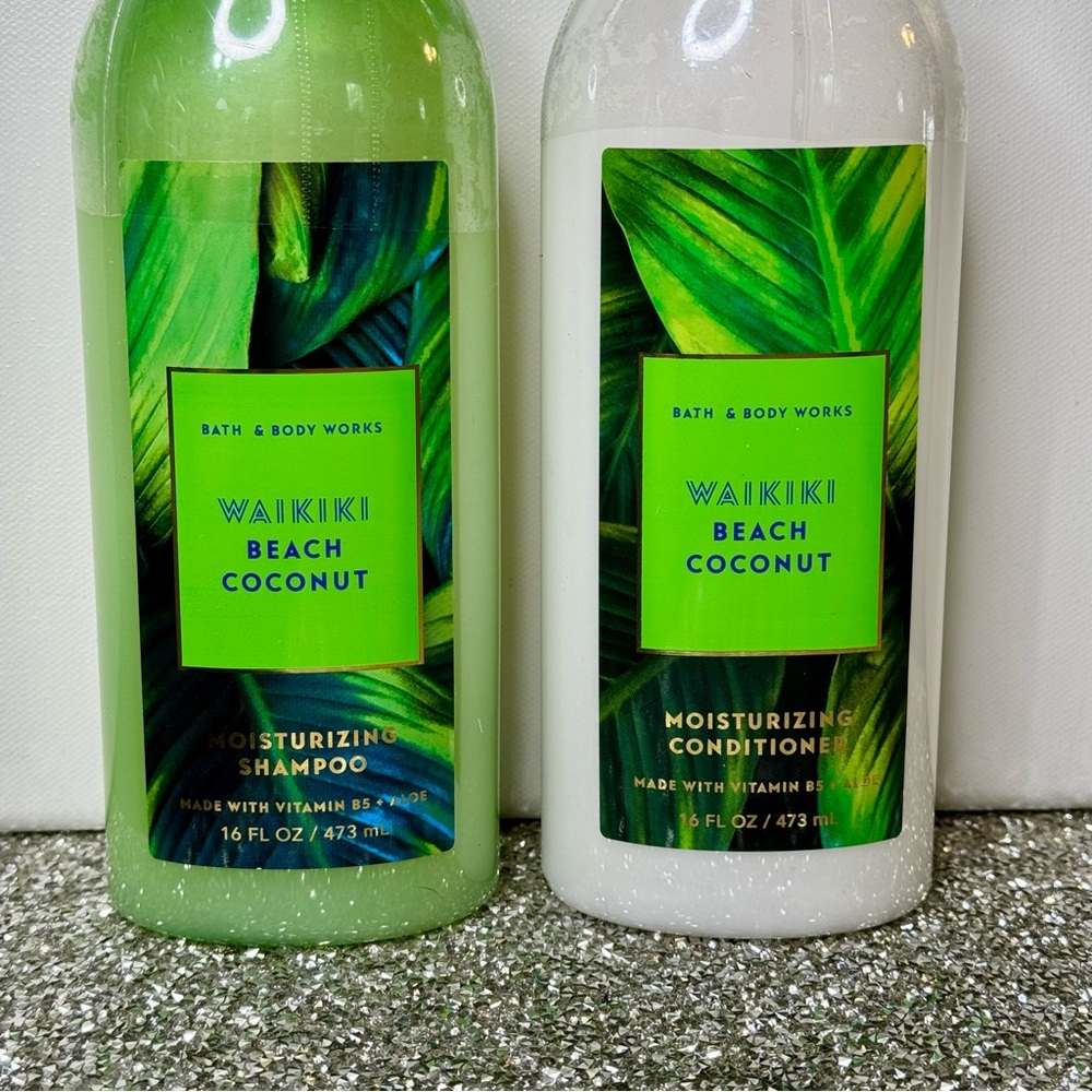 Bath & Body Works Waikiki Beach Coconut Shampoo & Conditioner Set Nwt - Picture 3 of 5